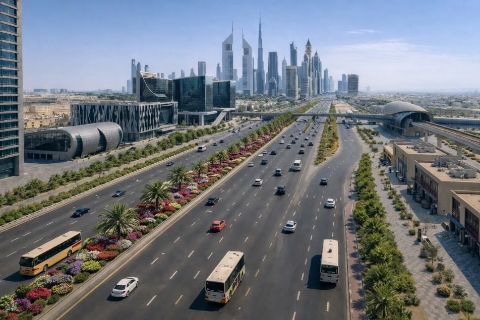 UAE urban development, roads and public realm