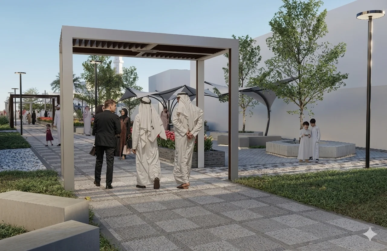 Sikka public realm, Abu Dhabi